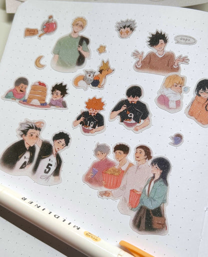 Haikyuu Sticker Sheets